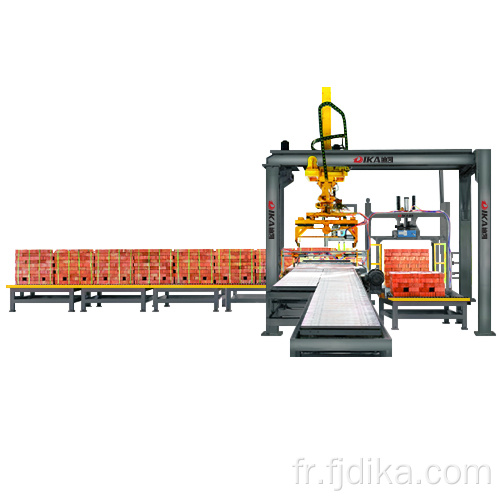 Système d&#39;emballage automatique DIKA pour briques en argile